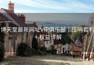 博天堂最新网址VIP俱乐部｜压哨套利＋权益详解