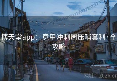 博天堂app：意甲冲刺周压哨套利·全攻略