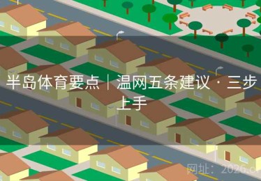 半岛体育要点｜温网五条建议 · 三步上手