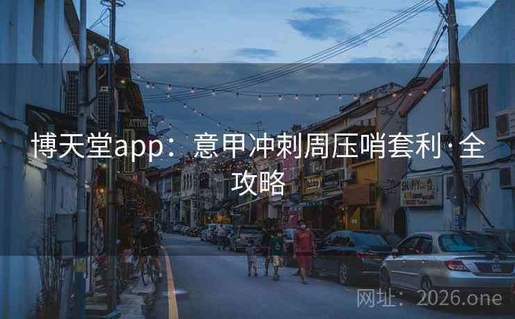 博天堂app:意甲冲刺周压哨套利·全攻略 博天堂app:意甲冲刺周压哨套利·全攻略